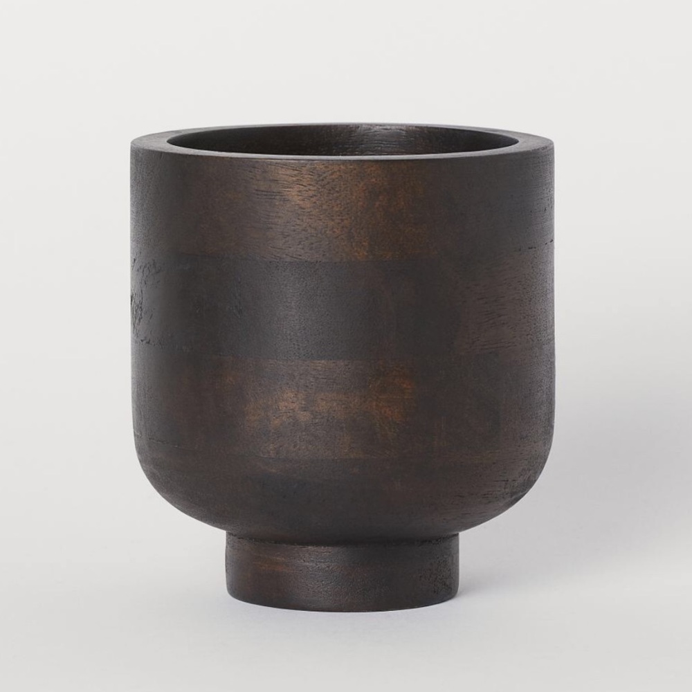 Wood Plant Pot 🐚